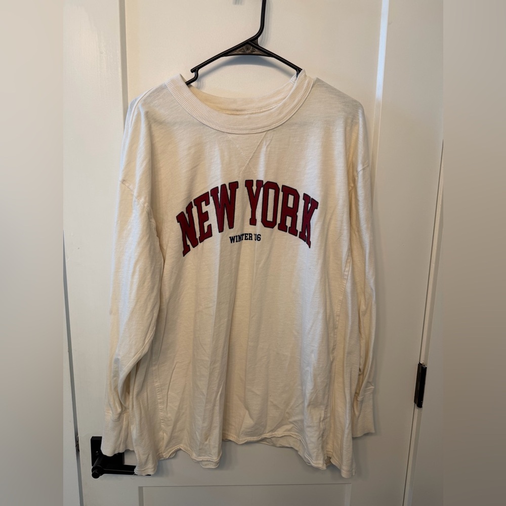 Aerie - Long Sleeve Top Cream